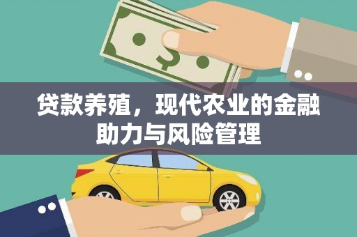 姚安贷款养殖，现代农业的金融助力与风险管理