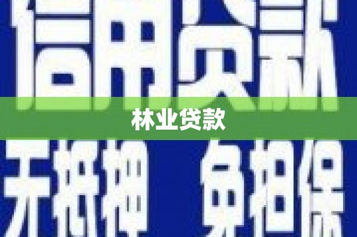 姚安林业贷款