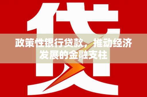 姚安政策性银行贷款，推动经济发展的金融支柱