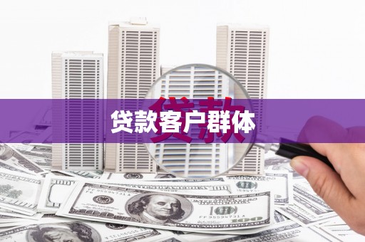 姚安贷款客户群体