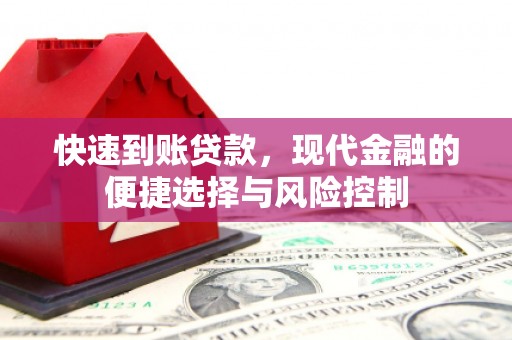 姚安快速到账贷款，现代金融的便捷选择与风险控制