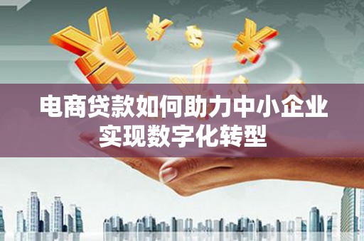 姚安电商贷款如何助力中小企业实现数字化转型