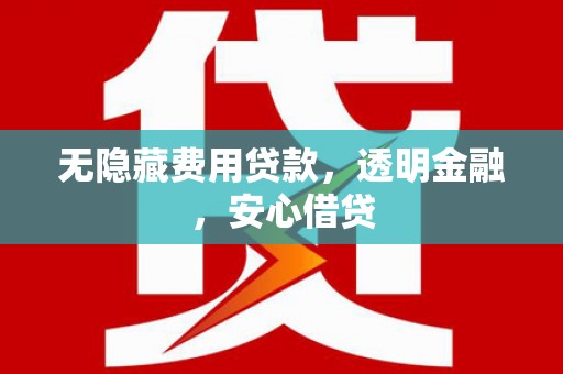 姚安无隐藏费用贷款，透明金融，安心借贷