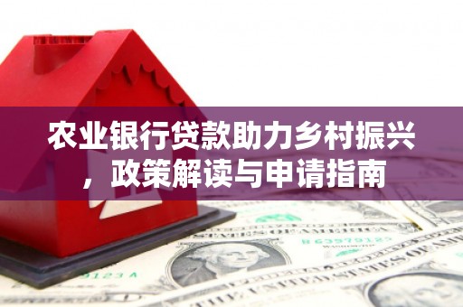 姚安农业银行贷款助力乡村振兴，政策解读与申请指南