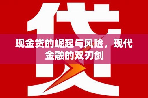姚安现金贷的崛起与风险，现代金融的双刃剑