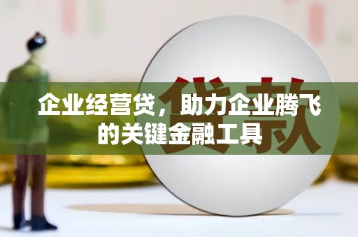 姚安企业经营贷，助力企业腾飞的关键金融工具