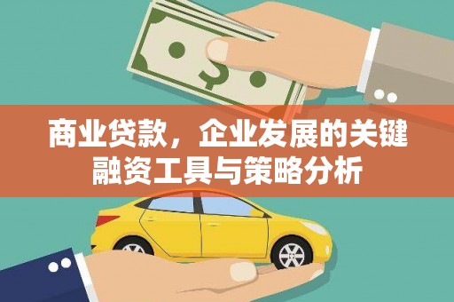 姚安商业贷款，企业发展的关键融资工具与策略分析