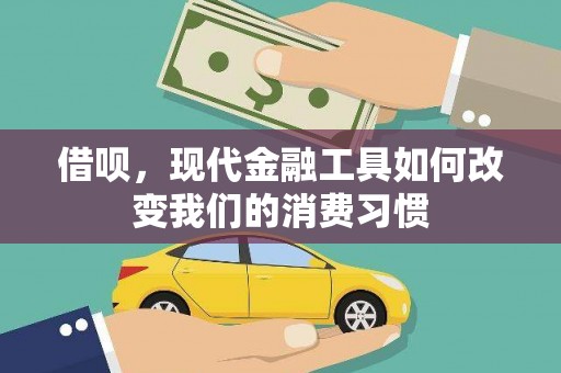 姚安借呗，现代金融工具如何改变我们的消费习惯