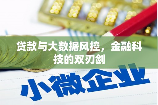 姚安贷款与大数据风控，金融科技的双刃剑
