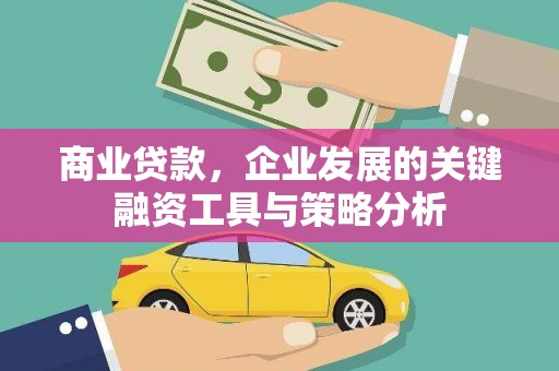 姚安商业贷款，企业发展的关键融资工具与策略分析