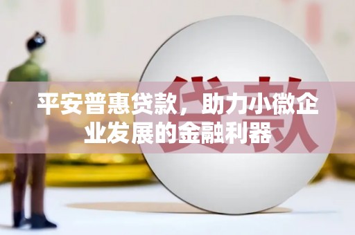 姚安平安普惠贷款，助力小微企业发展的金融利器