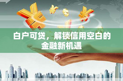 姚安白户可贷，解锁信用空白的金融新机遇