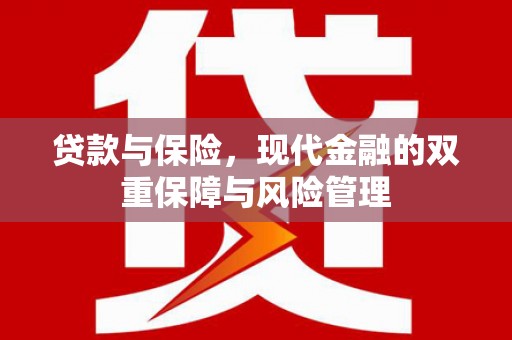姚安贷款与保险，现代金融的双重保障与风险管理