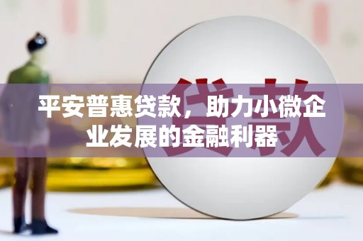姚安平安普惠贷款，助力小微企业发展的金融利器