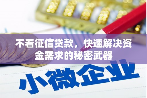 姚安不看征信贷款，快速解决资金需求的秘密武器