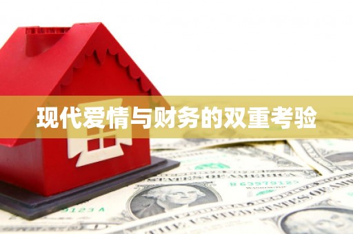 姚安现代爱情与财务的双重考验