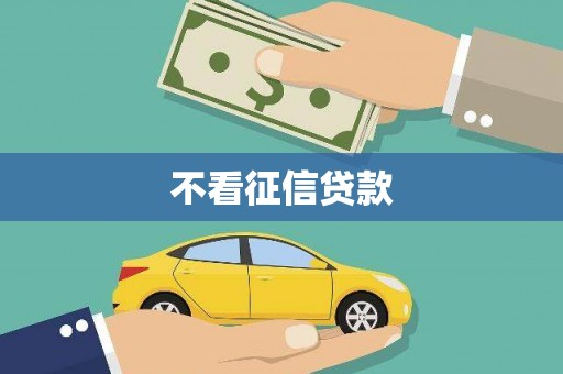姚安不看征信贷款