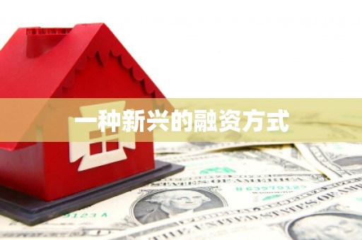 姚安一种新兴的融资方式